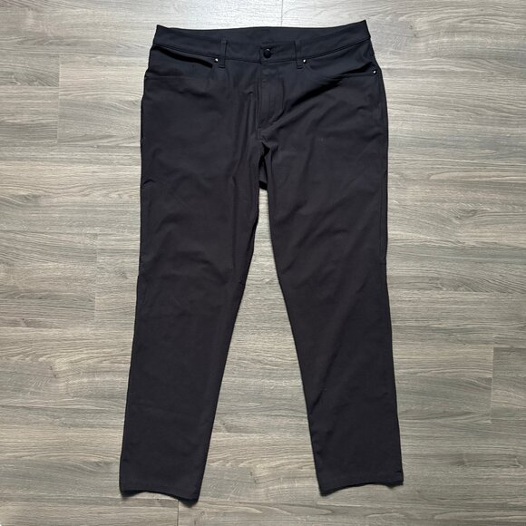 Lululemon Men's ABC Pant Classic 32" *Warpstreme - Black - Picture 2 of 8